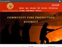 Tablet Screenshot of communityfpd.org